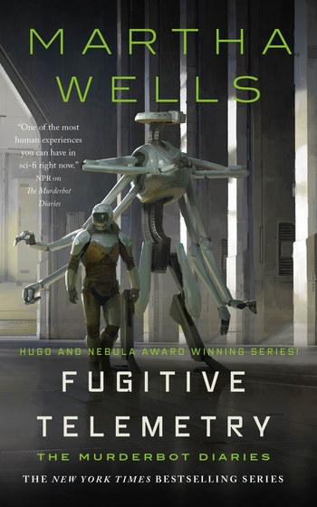 Cover of Fugitive Telemetry by Martha Wells, a Murderbot Diaries novella.