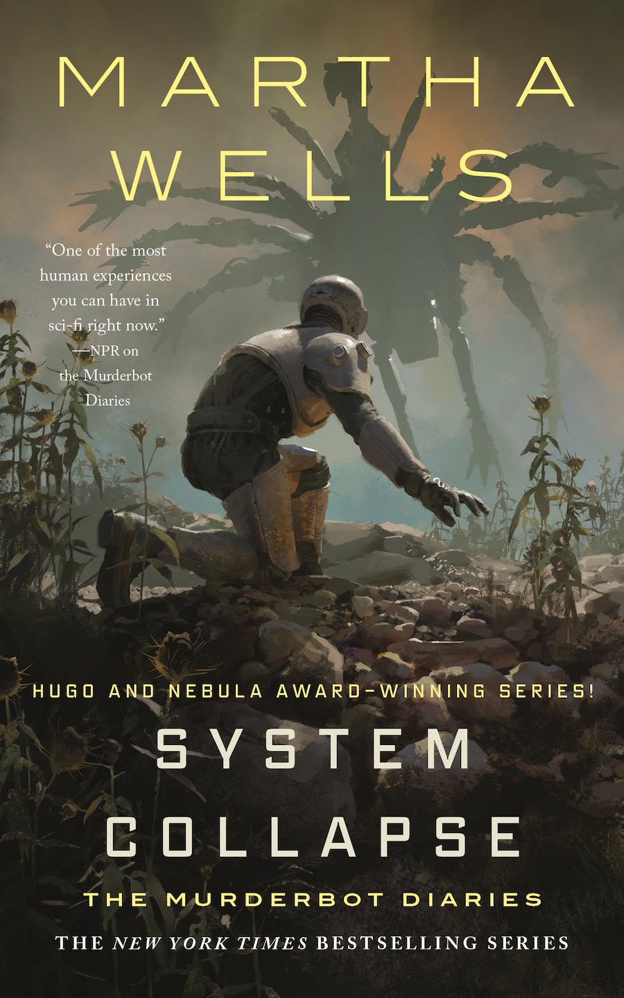 Cover of System Collapse by Martha Wells, a Murderbot Novel