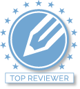 Image from Netgalley celebrating my status as Top Reviewer. Text reads Top Reviewer.