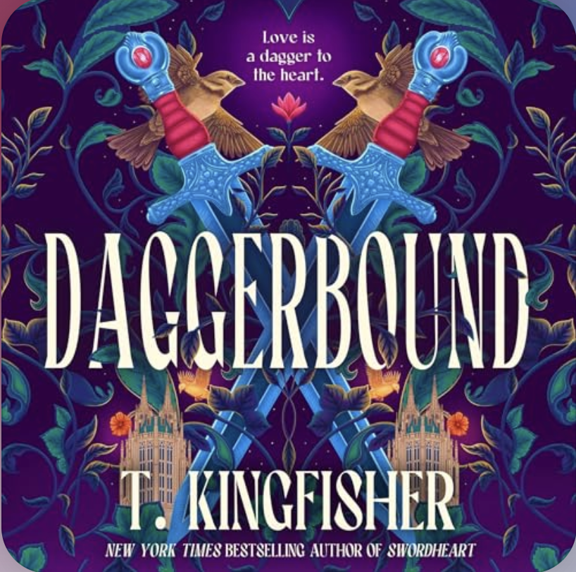 Audiobook cover of Daggerbound by T. Kingfisher.